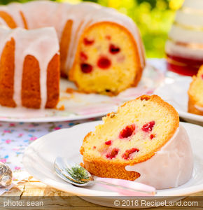 Berry Almond Bundt Cake recipe
