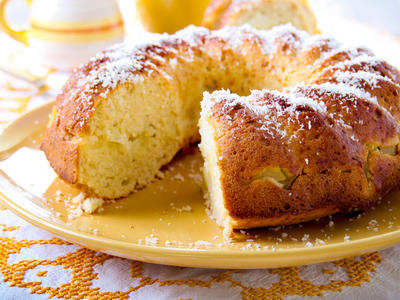 Pina Colada Pound Cake