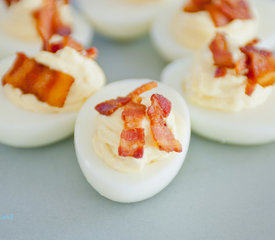 Bacon and Cheese Deviled Eggs