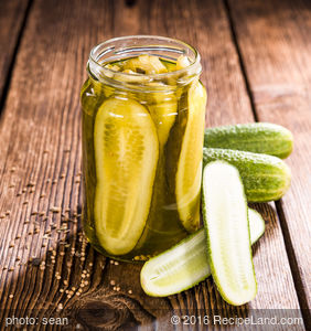 Bread and Butter Microwave Pickles recipe