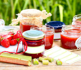 Summer Rhubarb-Strawberry Jam