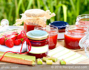 Summer Rhubarb-Strawberry Jam