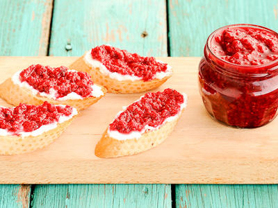 No Cook Strawberry Kiwi Jam