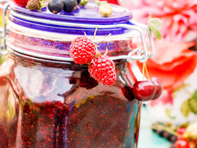 Cherry and Raspberry Jam