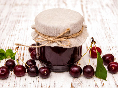 Microwave Cherry Preserves