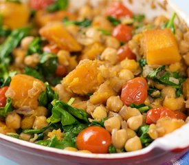 Chickpea and Butternut Squash Casserole