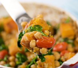 Chickpea and Butternut Squash Casserole