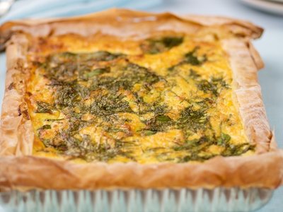 Amazing Spinach, Ricotta and Sweet Potato Tart