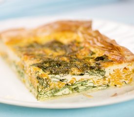 Amazing Spinach, Ricotta and Sweet Potato Tart