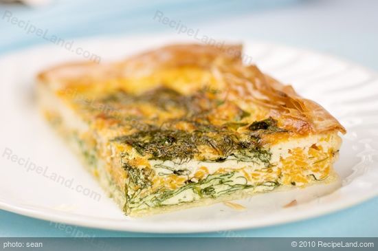 Amazing Spinach, Ricotta and Sweet Potato Tart Recipe