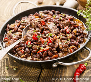 Black Bean Beef and Pork Chili recipe
