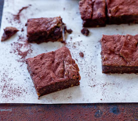 Avocado Chocolate Almond Brownies 