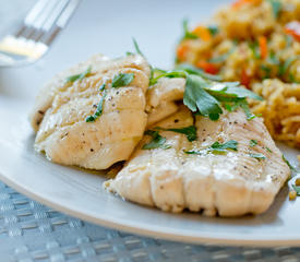 Filets of Sole in White Wine Sauce