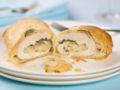 Low Fat Chicken in Phyllo