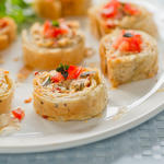 Sun Dried Tomato and Herb Cheese Strudels