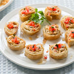 Sun Dried Tomato and Herb Cheese Strudels