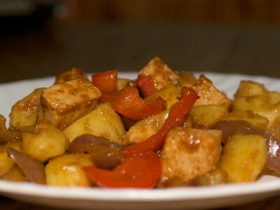 Chinese Sweet and Sour Tofu