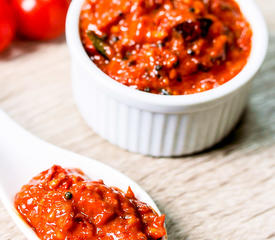 Minty Apple Tomato Chutney