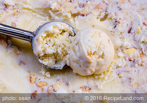 Brown Sugar and Toasted Almond Ice Cream recipe