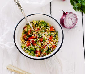 Tabouli with Parsley, Scallion, and Mint