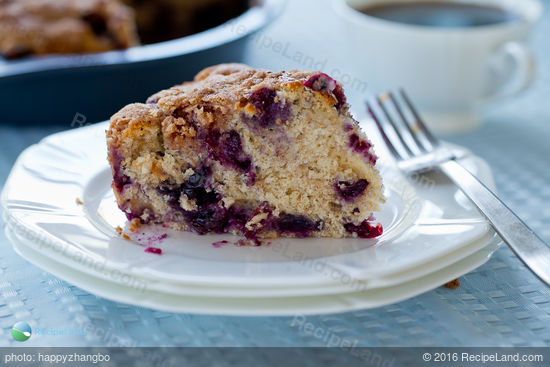 Lemon & Blueberry Breakfast Tea Loaf Cake
