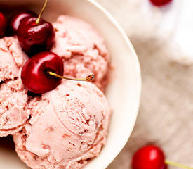 Cherry Cheesecake Ice Cream *