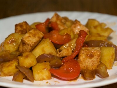 Chinese Sweet and Sour Tofu