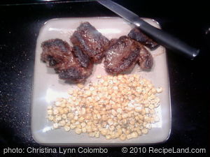 Mustard Fried Caribou recipe