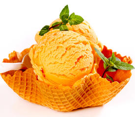 Fresh Peach Ice Cream