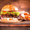 Black Angus Burger with Cheddar &Grld Green Chiles (Gr)