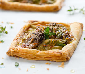 Asparagus and Mushroom Tarts