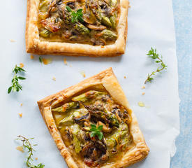 Asparagus and Mushroom Tarts