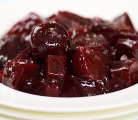 Beets Glazed with Orange Vinaigrette