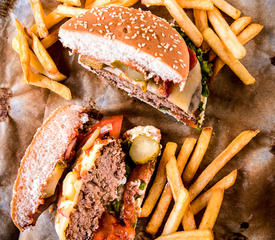 Garlic Curry Burgers 