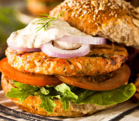 Super Salmon Burgers