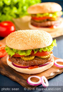 Hamburgers Au Poivre recipe