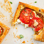 Herbed Goat Cheese and Tomato Tarts