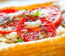 Herbed Goat Cheese and Tomato Tarts