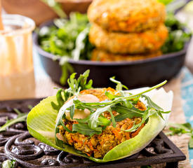 Lentil Sweet Potato Burgers