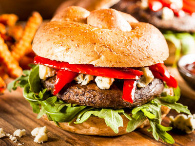 Grilled Portobello Mushroom Burgers