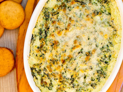 Crunchy Spinach Dip 