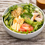 Japanese Vegetable Salad with Miso Dressing 