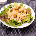 Roasted Cauliflower Salad With Arugula, Walnuts and Cheddar Vinaigrette