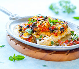 Baked Cod Provencal