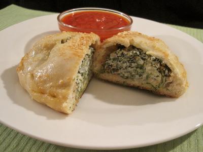 Spinach & Ricotta Calzones