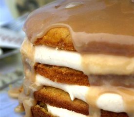 Thanksgiving Pumpkin Caramel Cake