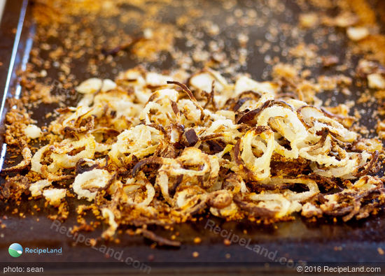 French Fried Onions - Oven Baked Recipe