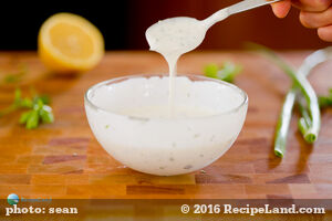 Creamy Herbed Lemon Dipping Sauce