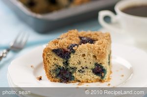 Alaskan Blueberry Coffee Cake