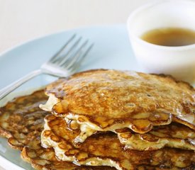 Pancakes with Syrup and Oatmeal